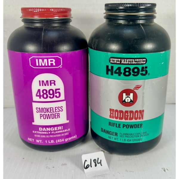 POWDER: APRROX 1.5LBS IMR & HODGDON 4895