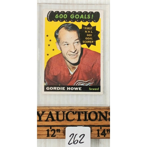 1965-1966 OPC DETROIT RED WINGS #122 GORDIE HOWE HOCKEY CARD