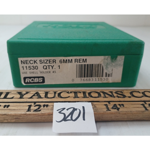 RCBS 6MM REM NECK SIZER DIE SET