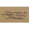 Image 3 : "BAFFIN CARVER" BY JAMES ARCHIBALD HOUSTON (1921 - 2005) - CHARCOAL ON PAPER