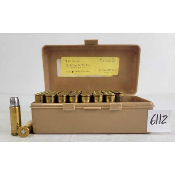AMMO: 40X MIXED .44REM MAG - 250GR - RELOADS