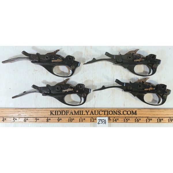 LOT OF 4 - REMINGTON 870 & 878 TRIGGER PLATE ASSEMBLIES - FOR 410 & 12GA