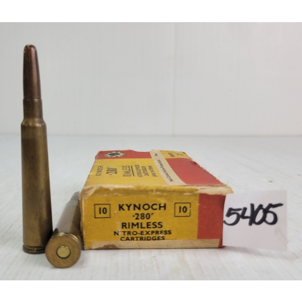 AMMO: 10X KYNOCH .280" - 160GR - RIMLESS