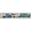 Image 3 : LOT OF 3 - TONKA PRESSED STEEL TOW, STACK RACK TRUCK MODELS