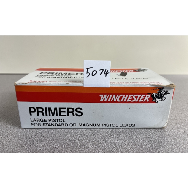 PRIMERS: 900X WINCHESTER LARGE PISTOL - SEALED