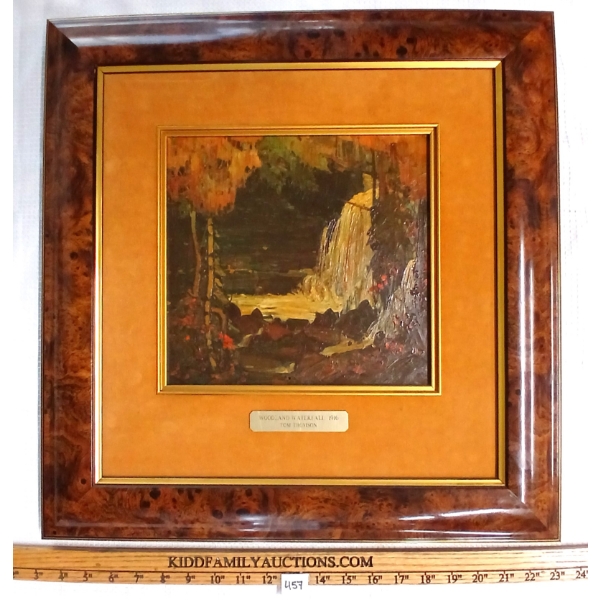 "WOODLAND WATERFALL" BY TOM THOMSON(1877 - 1917) - FRAMED PRINT