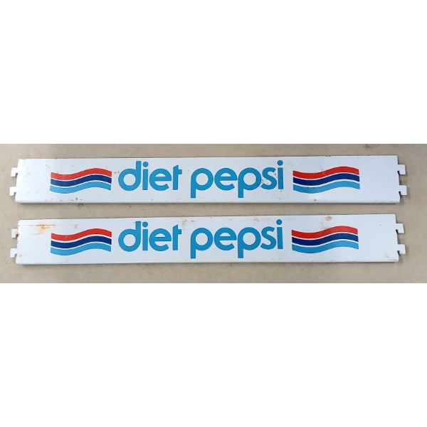 LOT OF 2 - DIET PEPSI RACK PANELS