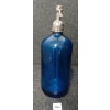 Image 2 : AMITY HARBOR BEVERAGES - COBALT ACID-ETCHED - 26OZ SELTZER BOTTLE