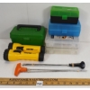 Image 1 : JOB LOT - AMMO CASES - CLEANING RODS - FLASHLIGHT, ETC