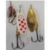 Image 3 : QTY OF LAKE TROUT LURES & #4 TREBLE HOOKS