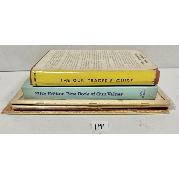 LOT OF 6 - TRADERS GUIDES & GUN VALUE BOOKS