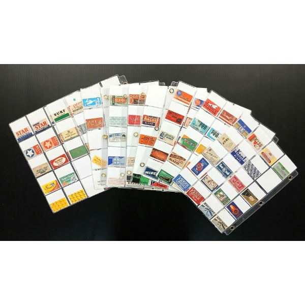 QTY OF GRAPHIC ADVERTISING RAZOR BLADE PACKAGES - CIRCA 1940 - 1960's