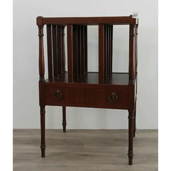 WALNUT MAGAZINE RACK