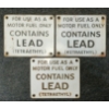 Image 1 : LOT OF 3 - CONTAINS LEAD - SST & SSP PUMP PLATES