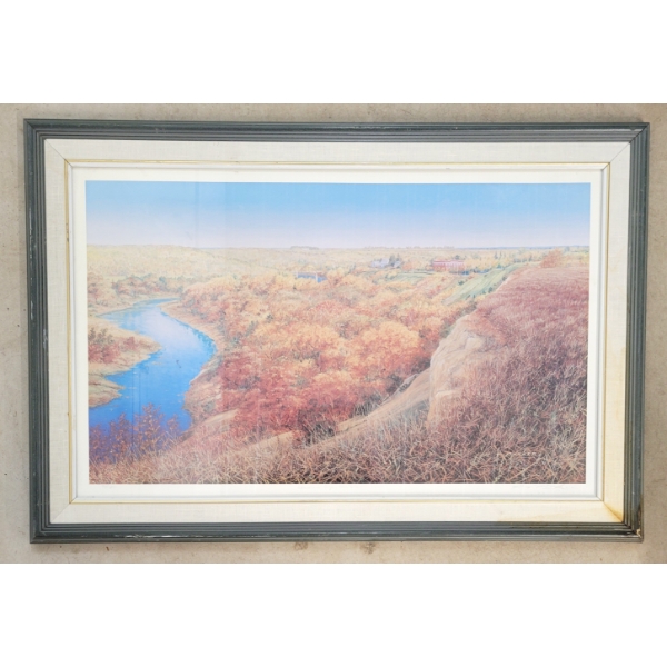 "WAWANESA GORGE, MANITOBA" BY RANDOLPH PARKER (PRS CDN ARTIST) - FRAMED PRINT