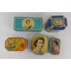 Image 6 : LOT OF 5 - QUEEN ELIZABETH II SOUVENIR TINS 