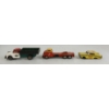 Image 4 : LOT OF 3 - TIN FRICTION TAXI & TRUCKS