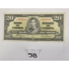 Image 1 : 1937 CDN $20 BANKNOTE