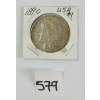 1890 US MORGAN SILVER DOLLAR