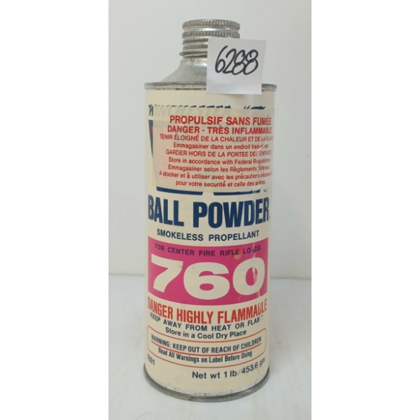 POWDER: 1LBS WINCHESTER 760 BALL POWDER