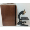 Image 5 : PRIOR 21950 MICROSCOPE - ENAMEL / BRASS - C. VICTORIAN ERA