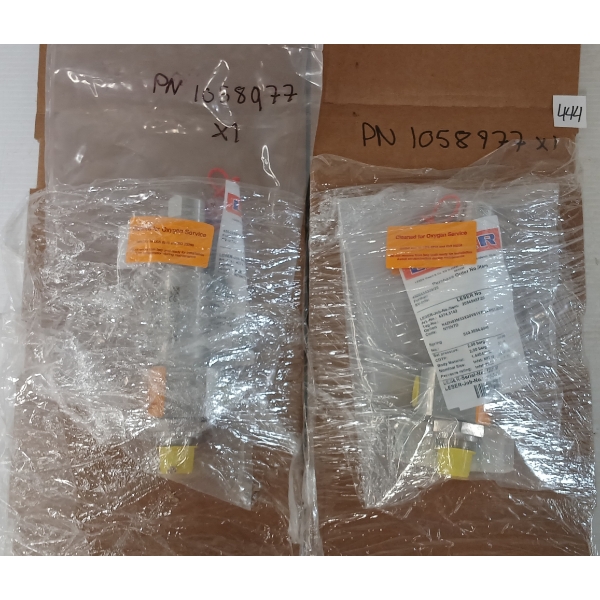 LOT OF 2 - LESER SAFETY VALVES FOR OXYGEN SERVICE