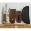 Image 3 : LOT OF 3 - FRANKLIN MINT DEER FOLDING KNIFE, STIHL & MISC FOLDING KNIVES W/ CASES