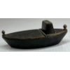 Image 2 : ENGLISH VICTORIAN BRASS (?) GREASE OR TALLOW POT W/ SPLIT SWIVEL LID
