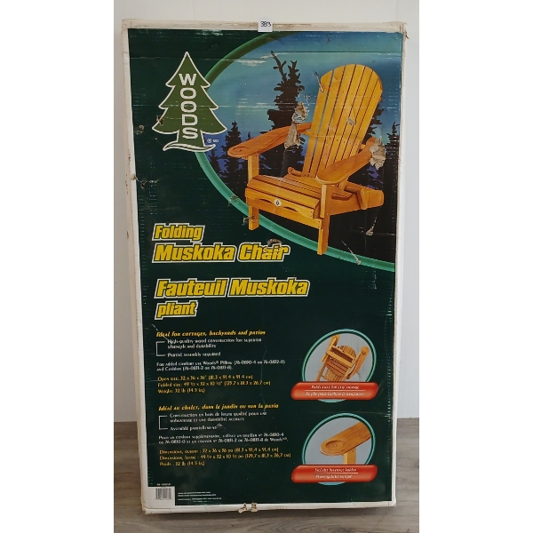 WOODS FOLDING MUSKOKA CHAIR