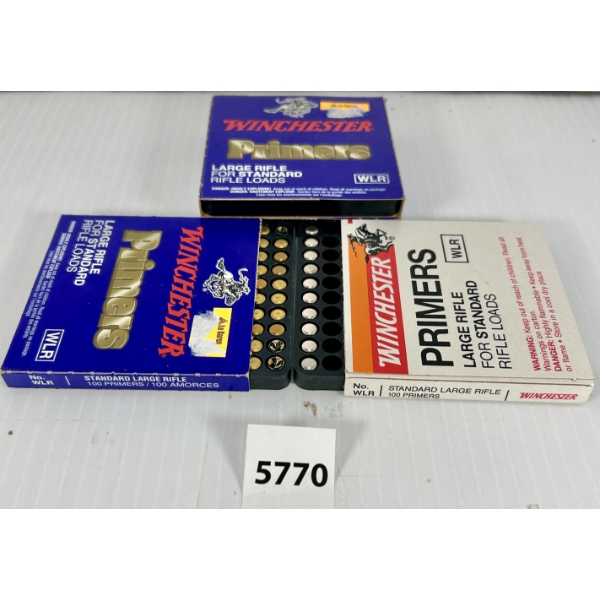 PRIMERS: 310X WINCHESTER LARGE RIFLE STANDARD