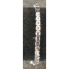 Image 3 : PLATINUM PLATED SIMULATED DIAMOND (CZ) TENNIS BRACELET 