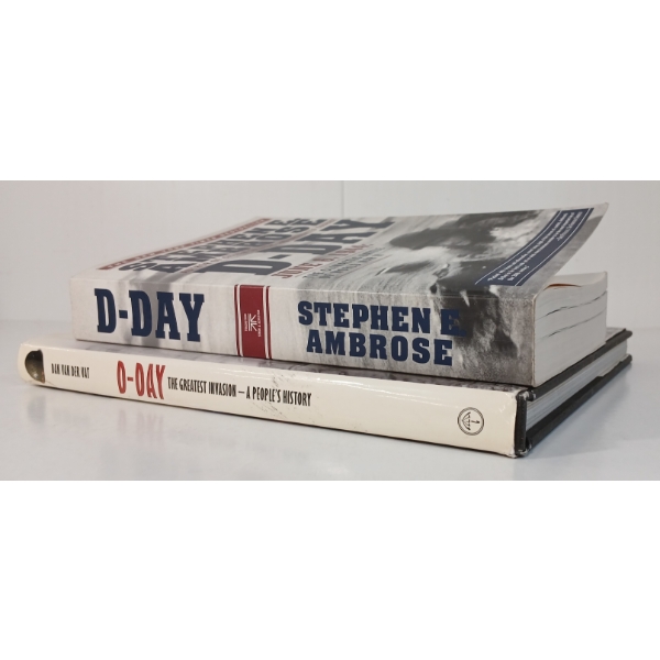 LOT OF 2 - "D-DAY: THE CLILMATIC BATTLE OF WWII" & "D-DAY: THE GREATEST INVASION"