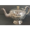 Image 6 : LOT OF 2 - SILVERPLATED EPNS BROS. TEAPOT W/ PEARL HANDLE & SILVER MOUNTS FRUIT BOWL