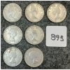 Image 2 : LOT OF 7 - 1954 CDN 25 CENT COINS