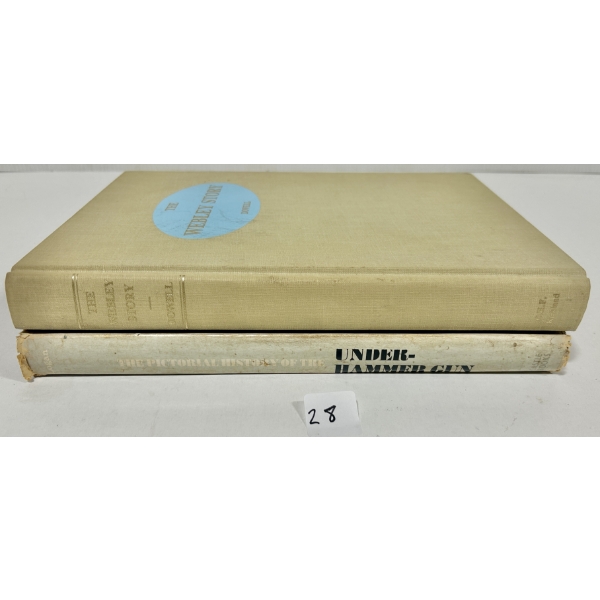 LOT OF 2 REFERENCE BOOKS - THE WEBLEY STORY & UNDER-HAMMER GUNS
