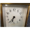 Image 2 : BRASS CARRIAGE CLOCK W/ KEY