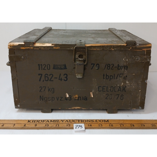 1987 CHECH AMMO CRATE