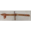 Image 1 : LEATHER HOLSTER BELT W/ KNIFE