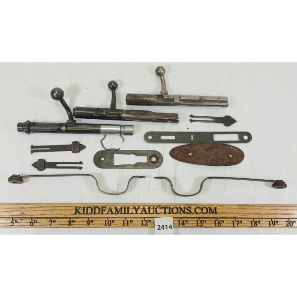 QTY OF MISC .22 GUN PARTS 