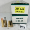 Image 1 : AMMO: 100X MIXED .357 MAG FMJ & LSWC - RELOADS 