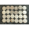 Image 2 : LOT OF 24 - 1874-1973 CDN 10 CENT COINS