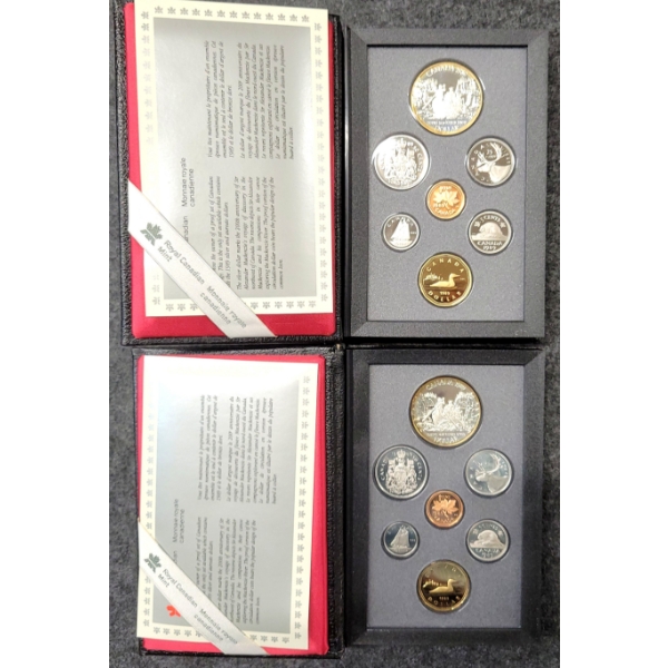 LOT OF 2 - 1989 RCM PROOF SETS