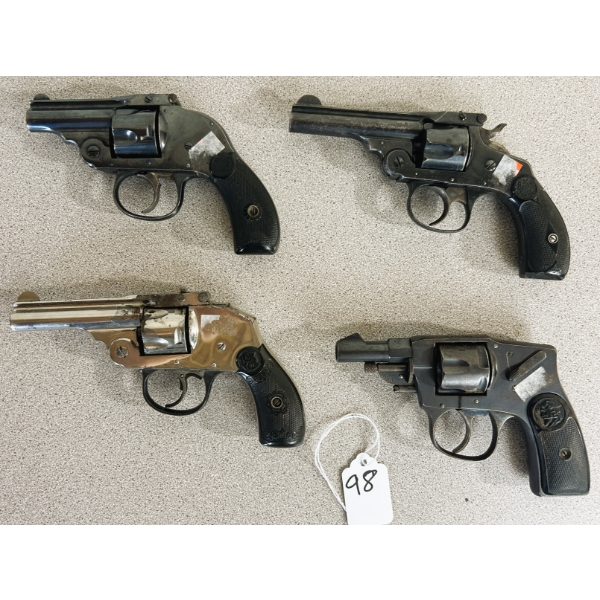 LOT OF 4 - PROHIB REVOLVERS IN .32 CAL 