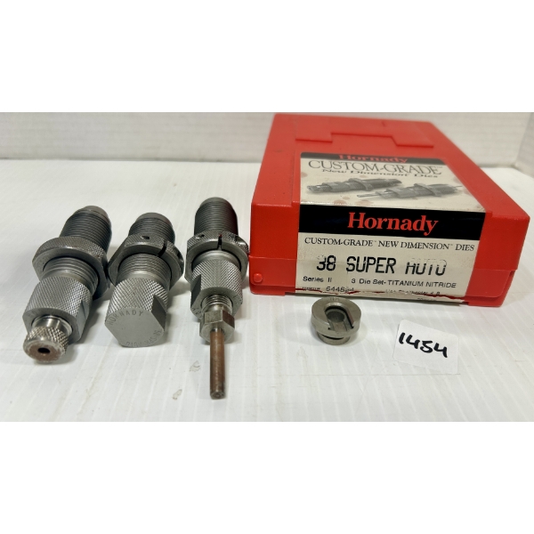 HORNADY .38 SUPER AUTO RELOADING DIE SET