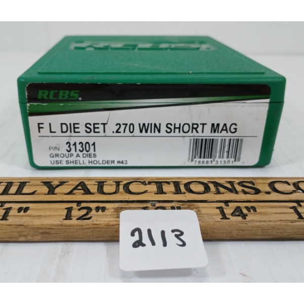 RCBS .270 WIN SHORT MAG FL DIE SET