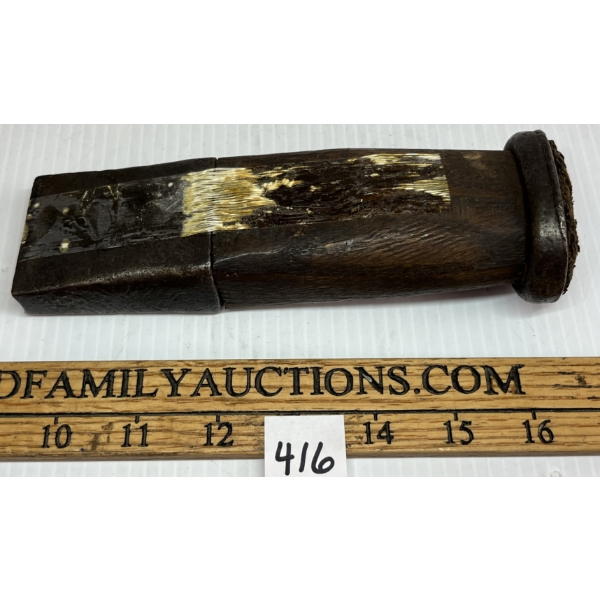 LATE 19th / EARLY 20th CENTURY WOOD / CAST IRON DRIVER