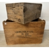 Image 1 : LOT OF 2 - STORAGE CRATES - CROWN & SEAL / UNDERWOOD