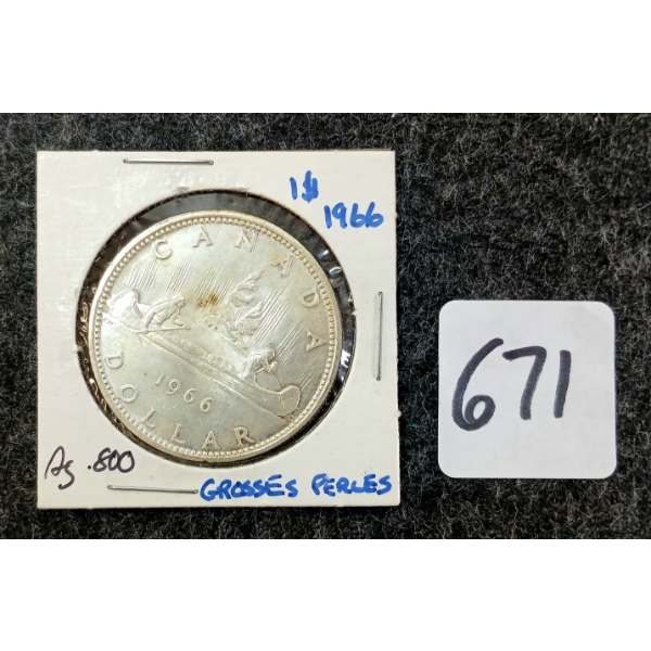 1966 CDN SILVER DOLLAR