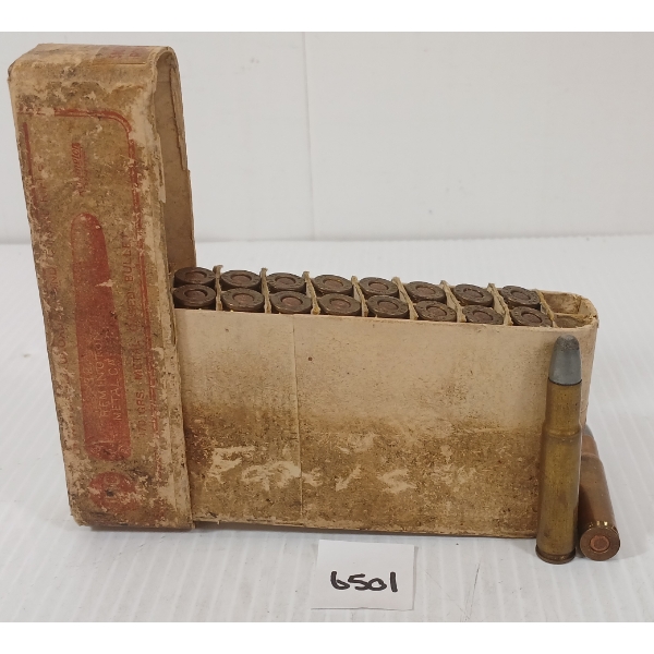 AMMO: 20X REMINGTON .32 REM - 170GR - METAL CASE - COLLECTABLE BOX