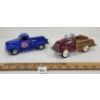 Image 1 : LOT OF 2 - DIECAST VEHICLES - INCL ERTL STUDEBAKER & KIDDIE CAR 1939 FORD STATION WAGON